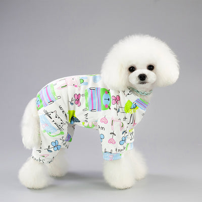 Pijamas para Mascotas en Cinco Colores - Ropa Cómoda para el Hogar