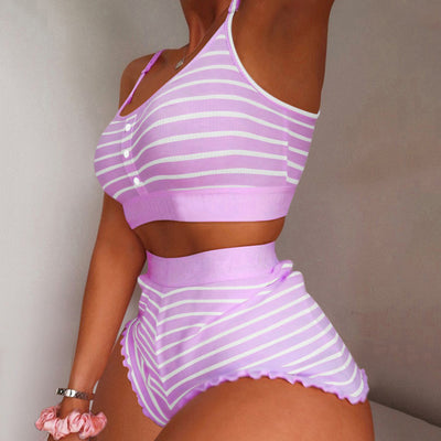 Bikini Dos Piezas Estampado con Tirantes Ajustables - Image 4