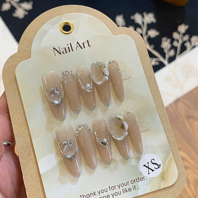 Uñas Postizas Desmontables Blancas para Otoño e Invierno - Image 4