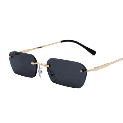 Gafas Cuadradas sin Marco Estilo Hong Kong para Hombre - Image 19