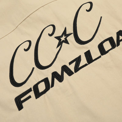 Camisa de Trabajo con Bordado de Letras y Bolsillo - Image 4