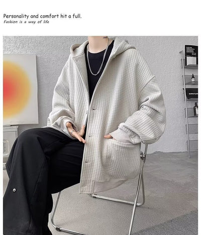 Cardigan de Pana Texturizada para Hombre - Otoño/Invierno - Image 14