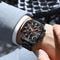 Reloj Empresarial Impermeable para Hombre con Seis Agujas y Calendario