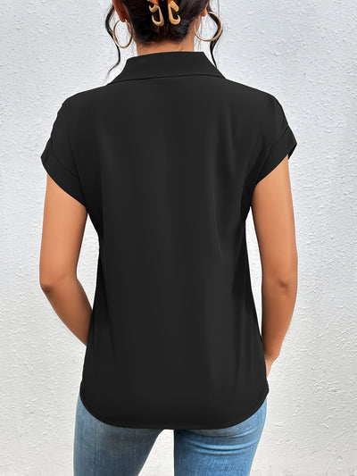 Blusa Elegante con Solapa para Mujer - Image 5