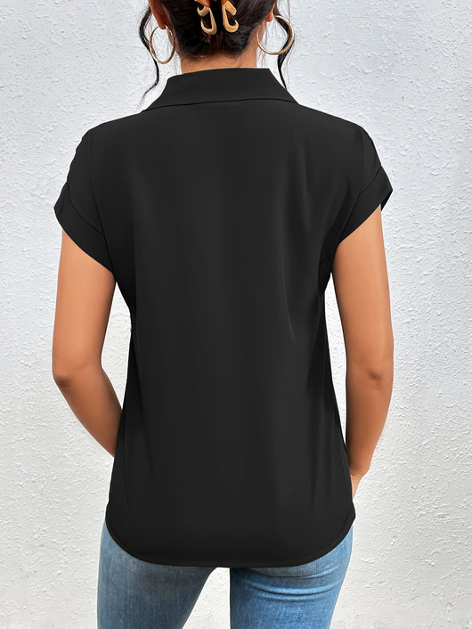 Blusa Elegante con Solapa para Mujer - Image 5