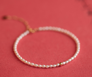 Pulsera de Perlas Naturales de Agua Dulce - Diseño Elegante Invierno - Image 13