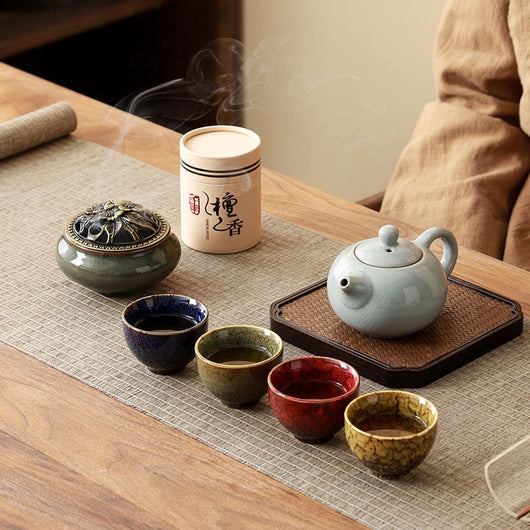 Juego de Té Porcelana Fina - Regalo Corporativo y Cultural - Image 3