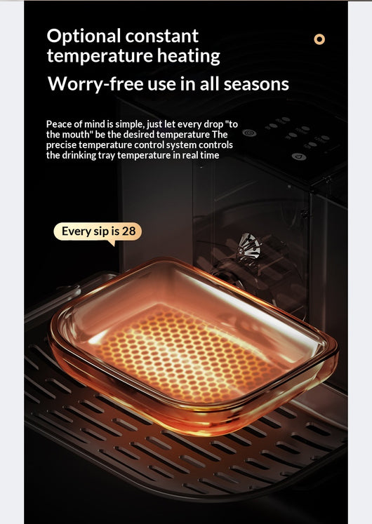 Fuente de Agua para Mascotas con Control Termostático y Flujo Automático Inclinado - Image 32