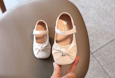 Zapatos de Cuero Infantiles Estilo Colegio Británico con Moño - Image 13