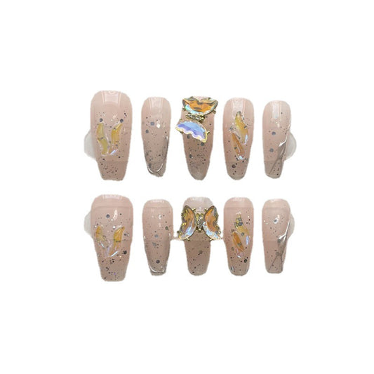 Stickers de Uñas Mariposas Giratorias - Armadura Resistente - Image 2