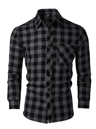 Camisa Casual Estampada Slim Fit con Solapa - Image 18