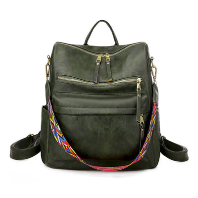 Mochila de Cuero Vintage con Gran Capacidad - Image 17