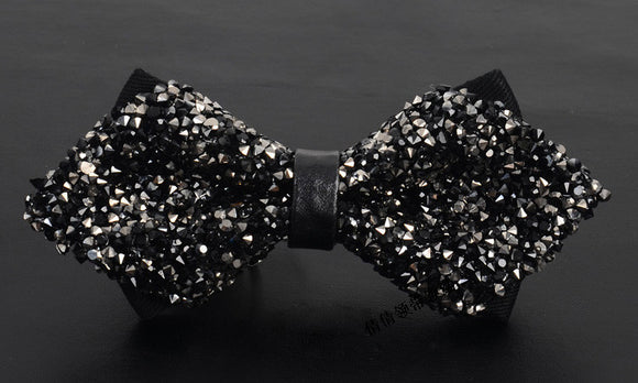 Corbatín de Diamantes Coreano para Boda - Estilo Elegante con Strass