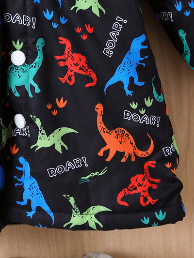 Abrigo Polar Infantil Dinosaurio con Forro Térmico - Image 10