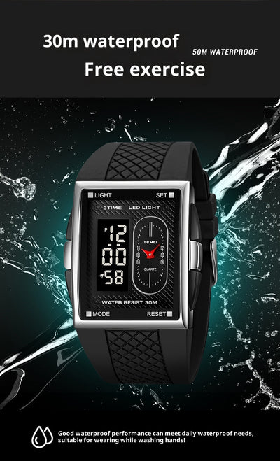 Reloj Deportivo Inteligente Dual para Estudiantes - Resistente al Agua - Image 13