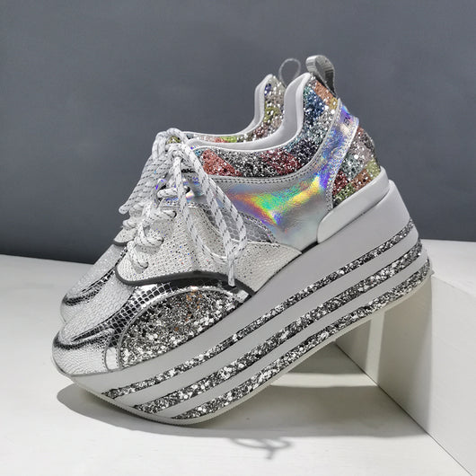 Zapatos Plataforma de Cuero Genuino con Malla Transpirable - Image 16