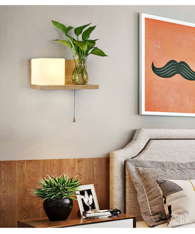 Lámpara de Pared en Madera para Dormitorio y Mesita de Noche - Image 14