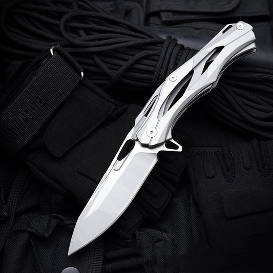 Cuchillo Plegable Táctico de Acero D2 - Alta Dureza para Aventuras