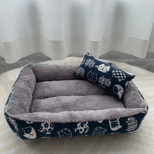 Cama de Lino Impermeable para Mascotas - Image 10