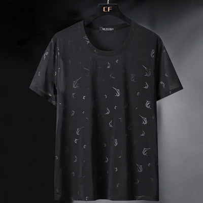 Camiseta Hombre Talla Grande Seda de Hielo Manga Corta - Image 4