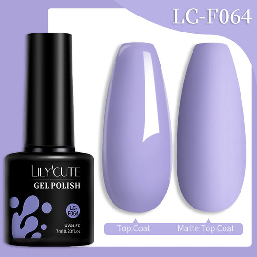 Set de Pegamento para Uñas con Brillo de Color Sólido - Image 99