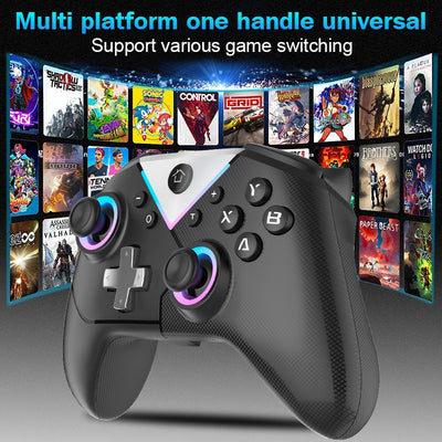 Control Inalámbrico Bluetooth con Vibración Hall Trigger para Nintendo Switch