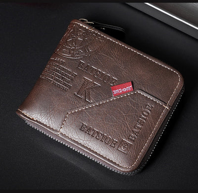 Billetera Vintage Bifold para Hombre - Estilo Europeo y Americano - Image 16
