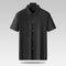 Camisa Casual Masculina Plus Size com Gola Quadrada e Listras em Tecido Fresco