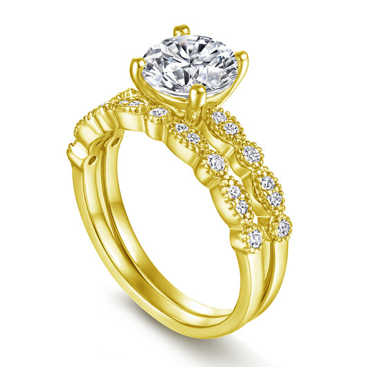 Anillo de Plata 925 con Diamante Simulado Chapado en Oro Rosa - Juego de Anillos de Moda Resistente al Deslustre - Image 13