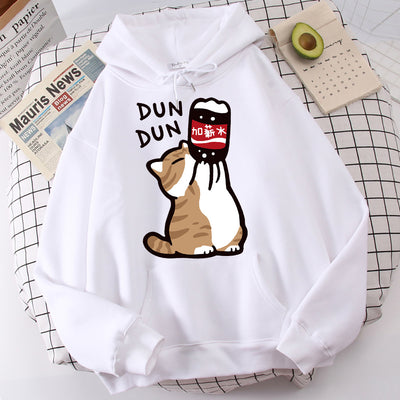Sudadera con Capucha Gato Divertido - Aumento de Sueldo para Hombre - Image 7