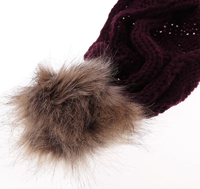 Conjunto de Gorro y Bufanda de Lana para Mujer Diseño Figura 8 - Image 9