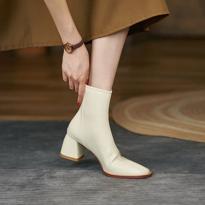Botines de Tacón Alto para Mujer con Cierre Trasero - Image 3