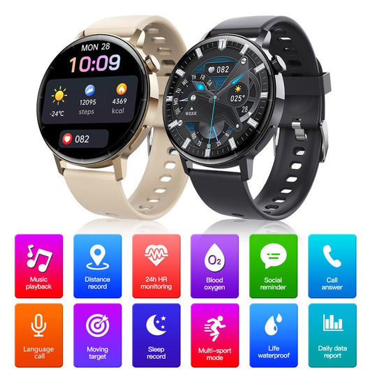 Reloj Inteligente Deportivo con Pantalla Redonda 1.32" y Llamadas Bluetooth - Image 4