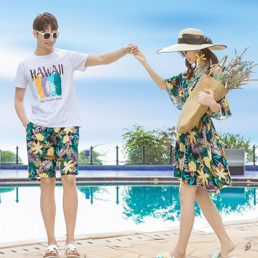 Conjunto de Playa para Parejas - Traje de Baño Coordinado Verano - Image 4