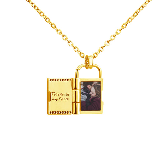 Dije Candado Personalizador con Foto y Letras de Colores - Image 8