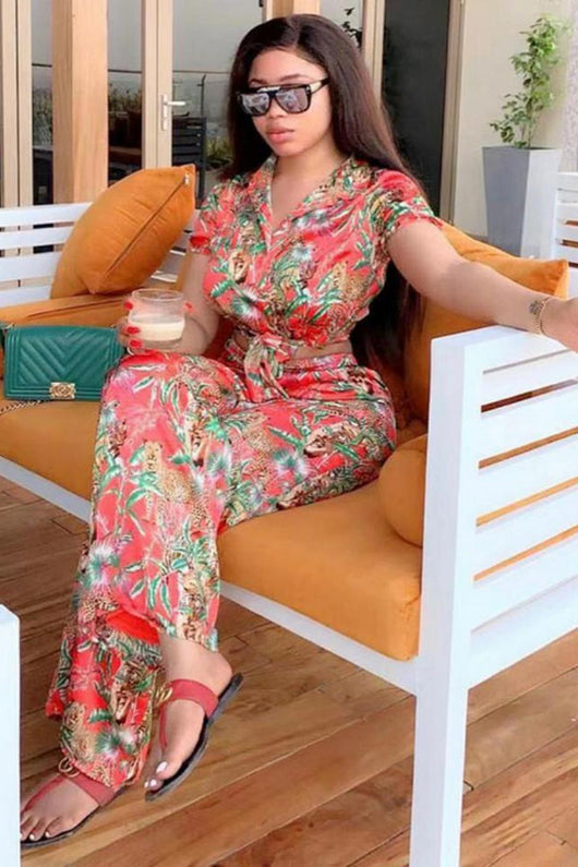 Conjunto Africano: Camisa Estampada + Pantalón Ancho Elástico - Image 7