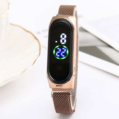 Reloj Inteligente LED con Pantalla Táctil y Malla Metálica - Image 14