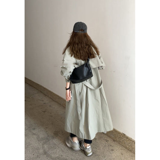 Chaqueta Elegante Encaje Ajustable Hasta la Rodilla - Image 10