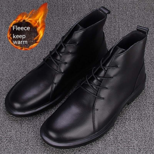 Botines de Plataforma en Cuero Premium - Estilo Moderno y Versátil - Image 10