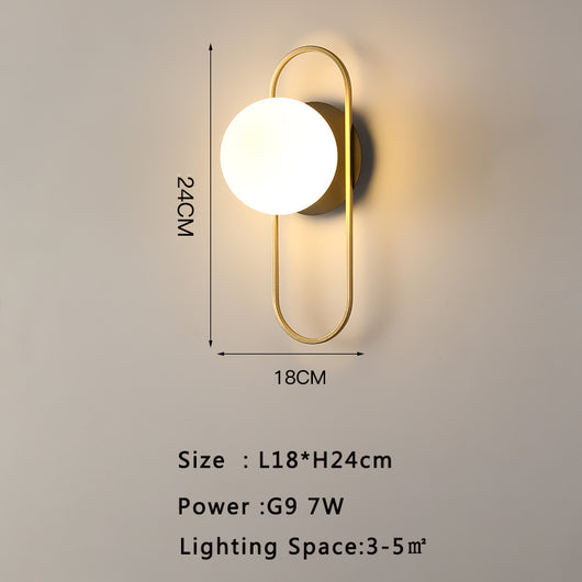 Lámpara de Pared Minimalista para Hotel y Sala de Estar Moderna - Image 5