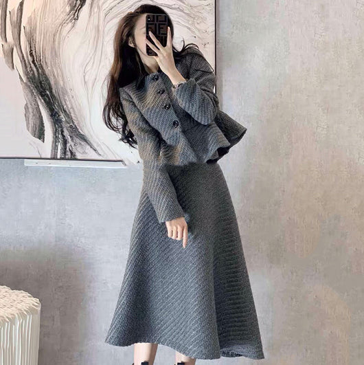 Traje Vestido de Lana con Fragancia Delicada para Mujer - Image 11