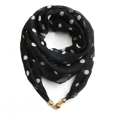 Pañuelo Floral Dorado de Gasa Ligera para Mujer - Image 7