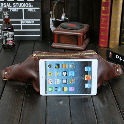 Bolsa Pecho Retro Hombre PU - Estilo Casual Una Correa - Image 5