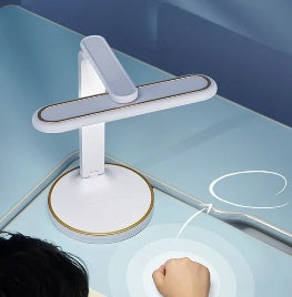 Lámpara de Escritorio Inteligente con Reloj, Carga Inalámbrica y Protección Visual - Image 14