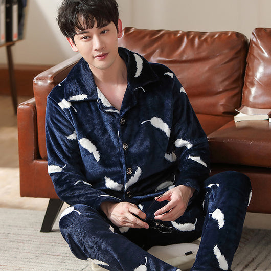 Pijama Térmico Grueso para Hombre - Franela Abrigadora - Image 9