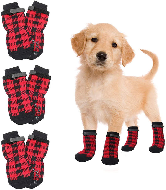 Calcetines Antideslizantes para Perros Medianos y Grandes - Botas Protectoras Silenciosas - Image 6