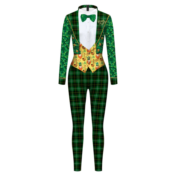 Vestido de Rendimiento con Estampado Verde del Día de San Patricio - Image 6