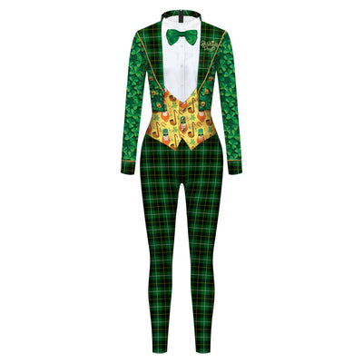 Vestido de Rendimiento con Estampado Verde del Día de San Patricio - Image 6