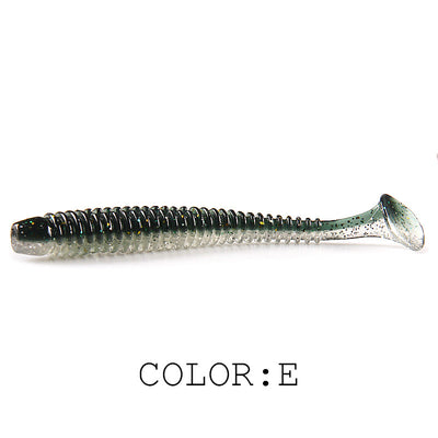 Señuelo de Pesca Luya Soft Fish con Cola T Bicolor y Sal - Image 4