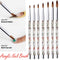 Set de 7 Brochas para Uñas Acrílicas - Nylon Profesional para Manicura